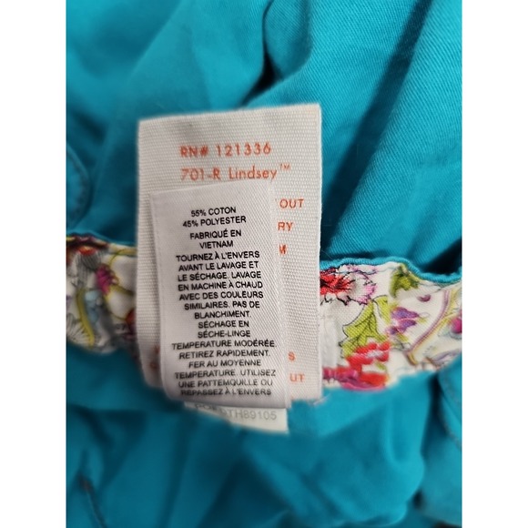 Dickies‎ Scrub Pants Women 2XL EDS Turquoise Teal Cargo Pockets Drawstring 86206 - Picture 11 of 11